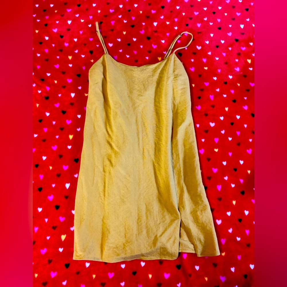 Yellow Slip Dress